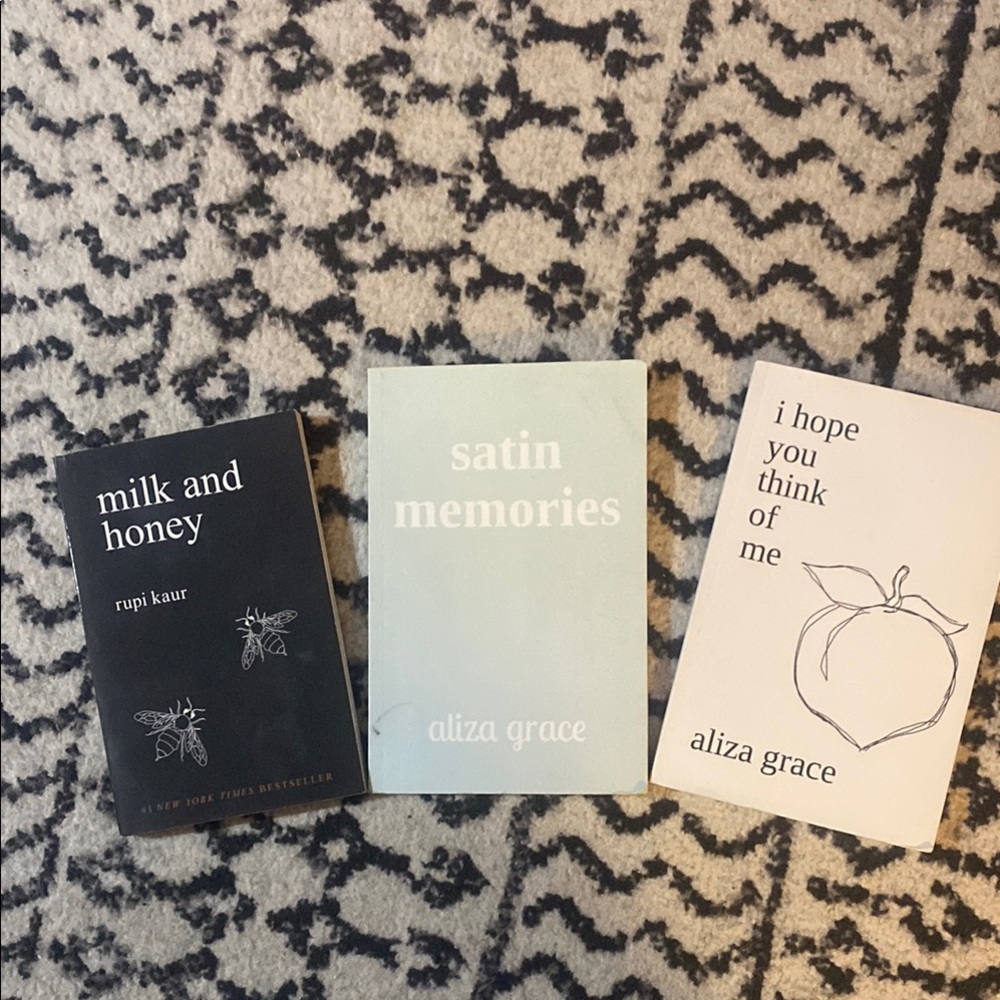Set of Three Poetry Books